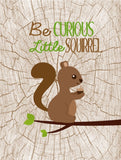 Woodland Nursery Decor Set of 6 Prints, Squirrel, Raccoon, Fox, Bear, Owl,and Hedgehog - Motivational Quotes