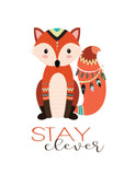 Tribal Woodland Nursery Prints - Boho Motivational Nursery Art Print Set of 6 - Multiple Sizes