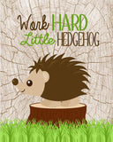 Woodland Nursery Decor Set of 6 Prints, Squirrel, Raccoon, Fox, Bear, Owl,and Hedgehog - Motivational Quotes