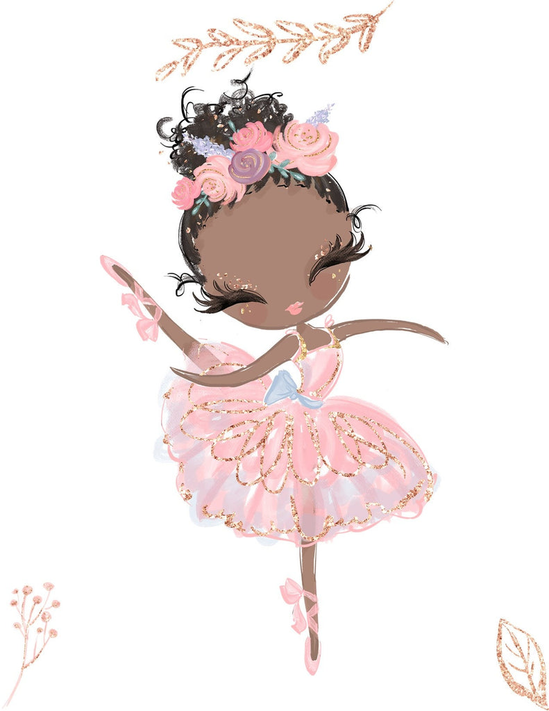 Ballerina Girl Clipart: Pink \u0026 Teal Tutu, Ballet Dance Art (10 JPEG Digital  Download, image size:791x1024