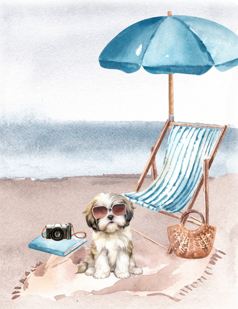 Shih Tzu Umbrella - Watercolor Shih Tzu Umbrella - Watercolor