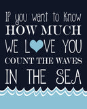 Nautical Nursery Decor Set of 4 Art Prints - Dream Big Little One