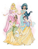 Personalized Princess Wall Art Set of 3 Unframed Prints Custom Name Decor for Girls Bedroom or Nursery
