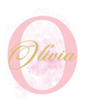 Personalized Princess Wall Art Set of 3 Unframed Prints Custom Name Decor for Girls Bedroom or Nursery