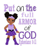 African American Superhero Christian Nursery Set of 4 Printable - Supergirl, Batgirl and Wonder Woman with Bible Verses Instant Download