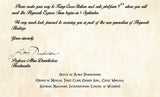 Personalized Harry Potter Acceptance Letter with Envelope from Hogwarts School of Witchcraft and Wizardry