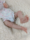 Realborn Ashley Asleep - Custom Made to Order 17" Reborn Baby