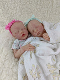 Twin B by Bonnie Brown - Custom Made to Order Twin B 17" preemie with Certificate of Authenticity