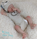 Realborn Ashley Asleep - Custom Made to Order 17" Reborn Baby