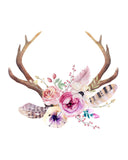 Boho Tribal Watercolor Nursery Decor Set of 4 Prints Available in Multiple Sizes