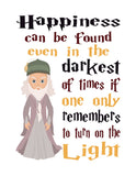 Harry Potter Quotes Nursery Decor Set of 4 Prints - Dumbledore, Hagrid and Hermione
