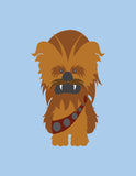 Star Wars Nursery Decor Set of 4 Prints, Luke Skywalker, Chewbacca, Love, I Am A Jedi Like My Father Before Me