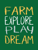 Personalized Farm Nursery Art Set of 4 Prints Farm Explore Play Dream