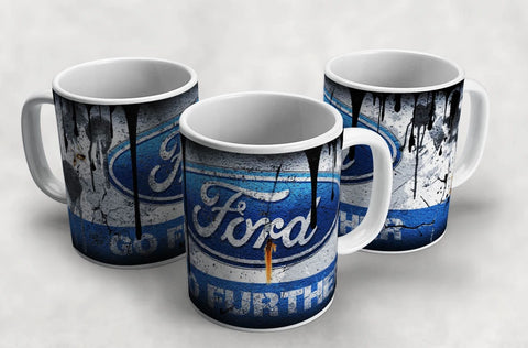 Ford Vintage Distressed Retro Cool Mug