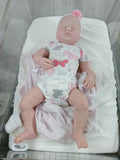 Gemma by Donna RuBert 19" Bald Sleeping Reborn with 3/4 Arms and Full Legs - Ready to Ship