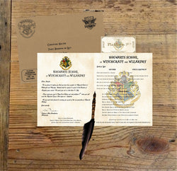 Personalized Harry Potter Acceptance Letter with Envelope from Hogwarts School of Witchcraft and Wizardry