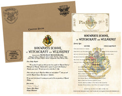 Personalized Harry Potter Acceptance Letter with Envelope from Hogwarts School of Witchcraft and Wizardry - Headmistress Minerva McGonagall