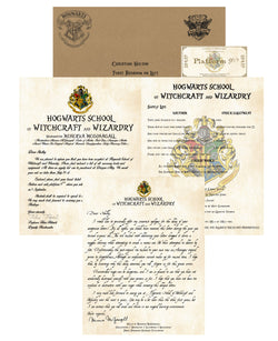 Personalized Harry Potter Acceptance Letter with Apology from Hogwarts School of Witchcraft and Wizardry - Headmistress McGonagall