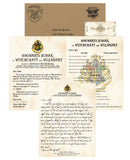 Personalized Harry Potter Acceptance Letter with Apology from Hogwarts School of Witchcraft and Wizardry - Headmistress McGonagall