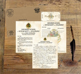 Personalized Wizard Acceptance Letter with Apology from Hogwarts School of Witchcraft and Wizardry