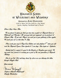 Hogwarts Personalized Harry Potter Acceptance Letter - You've been Accepted!