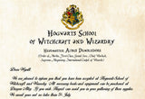 Hogwarts Personalized Acceptance Letter You've been Accepted!