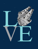 Star Wars Nursery Decor Set of 4 Prints, I Am A Jedi Like My Father Before Me, Love, Luke Skywalker and R2D2