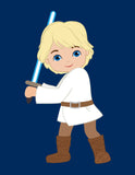 Star Wars Nursery Decor Set of 4 Prints, Yoda, C3PO and Luke Skywalker, Dream Big Little Jedi