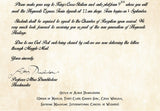 Personalized Harry Potter Acceptance Letter - Hogwarts School of Witchcraft and Wizardry Signed by Dumbledore
