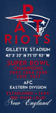 New England Patriots - Eye Chart chalkboard print - sports, football, gift for fathers day, subway sign - Eyechart wall art