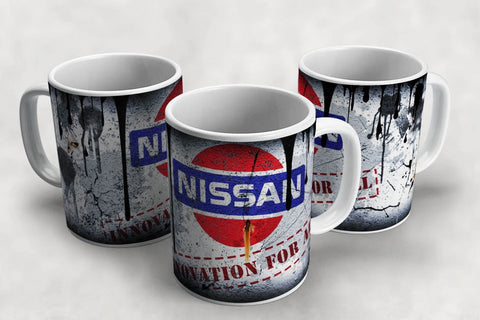 Nissan Vintage Distressed Retro Cool Mug