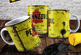 Pennzoil Motor Oil Vintage Distressed Retro Cool Mug