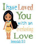 Instant Download Christian Princess Nursery Decor Wall Art Printables