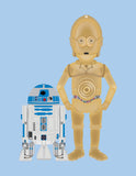 Star Wars Nursery Decor Set of 4 Prints - Luke Skywalker, Love, R2D2, C3PO, The Force is Strong with this One
