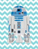 Star Wars Nursery Decor Set of 4 Prints, I Am A Jedi Like My Father Before Me, Love, Luke Skywalker and R2D2