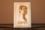 Harry Potter Always Wood Engraved Wall Plaque Art Sign