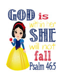 Disney Princesses - Christian Nursery Decor Wall Art Set of 11 Printables - Instant Download