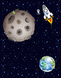 Astronaut Outer Space Nursery Art Decor Set of 3 - Oh the Places you will Go