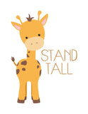 Safari Animals Motivational Nursery Art Print Set of 4 - Elephant Giraffe Zebra Lion - Multiple Sizes