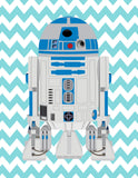 Star Wars Nursery Decor Set of 4 Art Prints - Be Kind, Be Brave, Be Curious, Love, R2D2 and Luke Skywalker