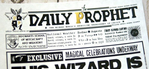 Personalized Hogwarts The Daily Prophet