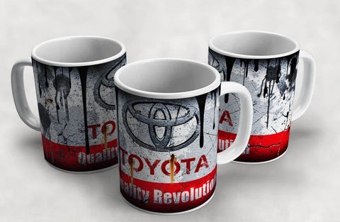 Toyota Vintage Distressed Retro Cool Mug