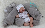 Twin B by Bonnie Brown - Custom Made to Order Twin B 17" preemie with Certificate of Authenticity