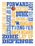 UK Kentucky Wildcats Boys Sports Bedroom Decor, Basketball, Athletic Nursery