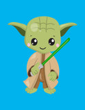 Star Wars Nursery Decor Set of 4 Prints, Yoda, C3PO and Luke Skywalker, Dream Big Little Jedi