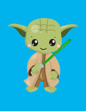 Star Wars Nursery Decor Set of 4 Prints, Yoda and Luke Skywalker, Dream Big, The Force Is Strong With This One