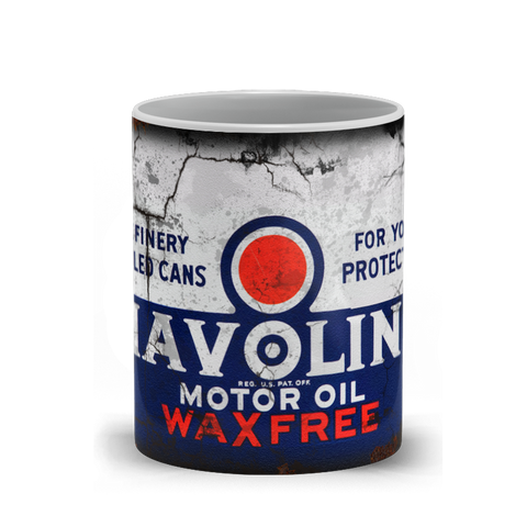 Havoline Motor Oil Vintage Distressed Retro Cool Mug