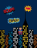 African American Superhero Set of 4 Wall Art Prints - Superman, All You Need Is Love And A Cape - Nursery, Playroom or Kids Room Decor