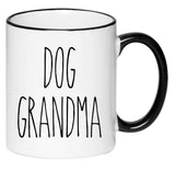 Dog Grandma Farmhouse Mug Coffee Cup, Gift for Her, Farmhouse Decor, Gift for Women, Hot Chocolate, 11 Ounce Ceramic Mug