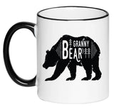 Granny Bear Cute Farmhouse Mug Coffee Cup, Gift for Her, Farmhouse Decor, Gift for Women, Hot Chocolate, 11 Ounce Ceramic Mug